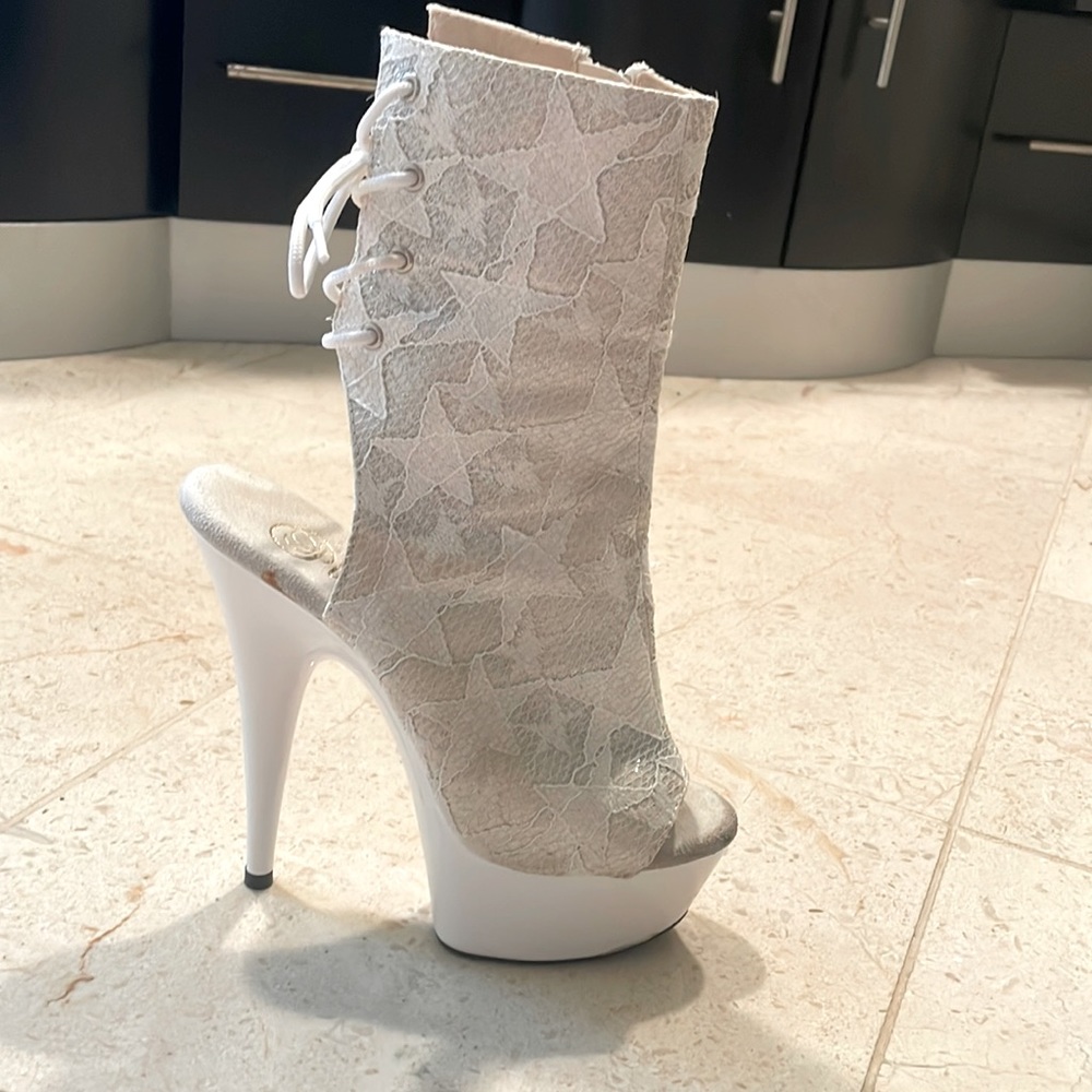 Pleaser zip up 5 inch platform